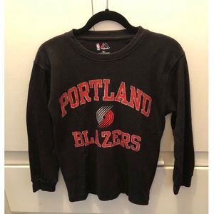 Portland Trailblazers Long Sleeve Thermal shirt